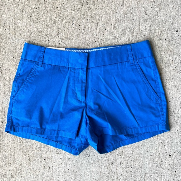 J. Crew Factory Pants - NWT J. Crew City Fit Blue Chino Shorts Size 4